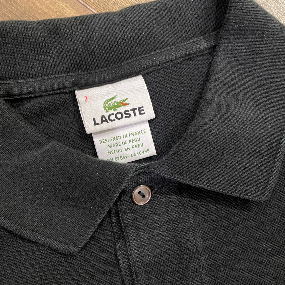 Lacoste Polo Short Sleeve Shirt Men’s size 7 - Picture 4 of 4